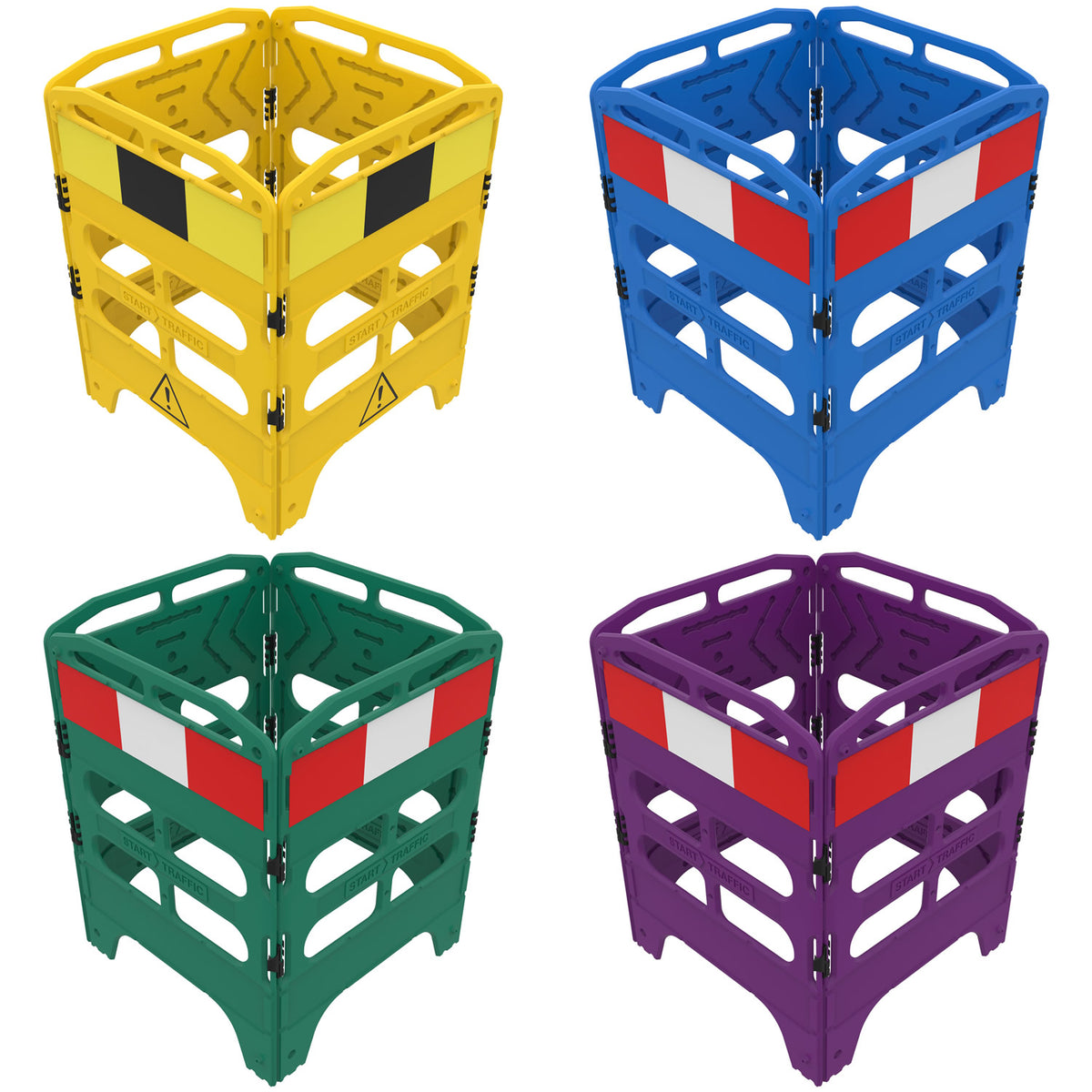 Manhole Guard - Heavy Duty Folding Utility Gate - Barricade Rail System