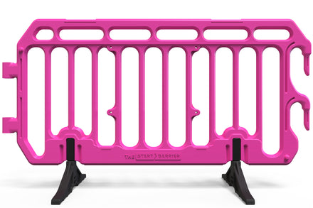Plastic Crowd Control Barrier 6.5ft  - The Start Barricade