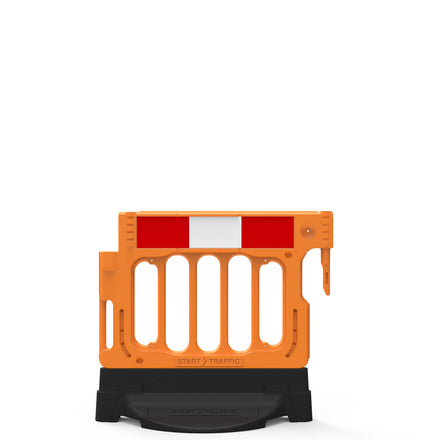 Pedestrian Longitudinal Channelizing Device Wonderwall Barrier