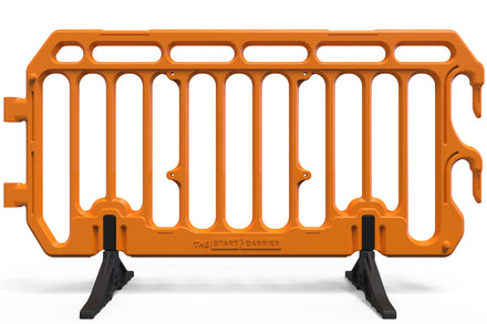 Plastic Crowd Control Barrier 6.5ft  - The Start Barricade