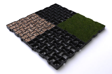 Grass & Gravel Pavers - Porous Grids - Box of 12 StartPave