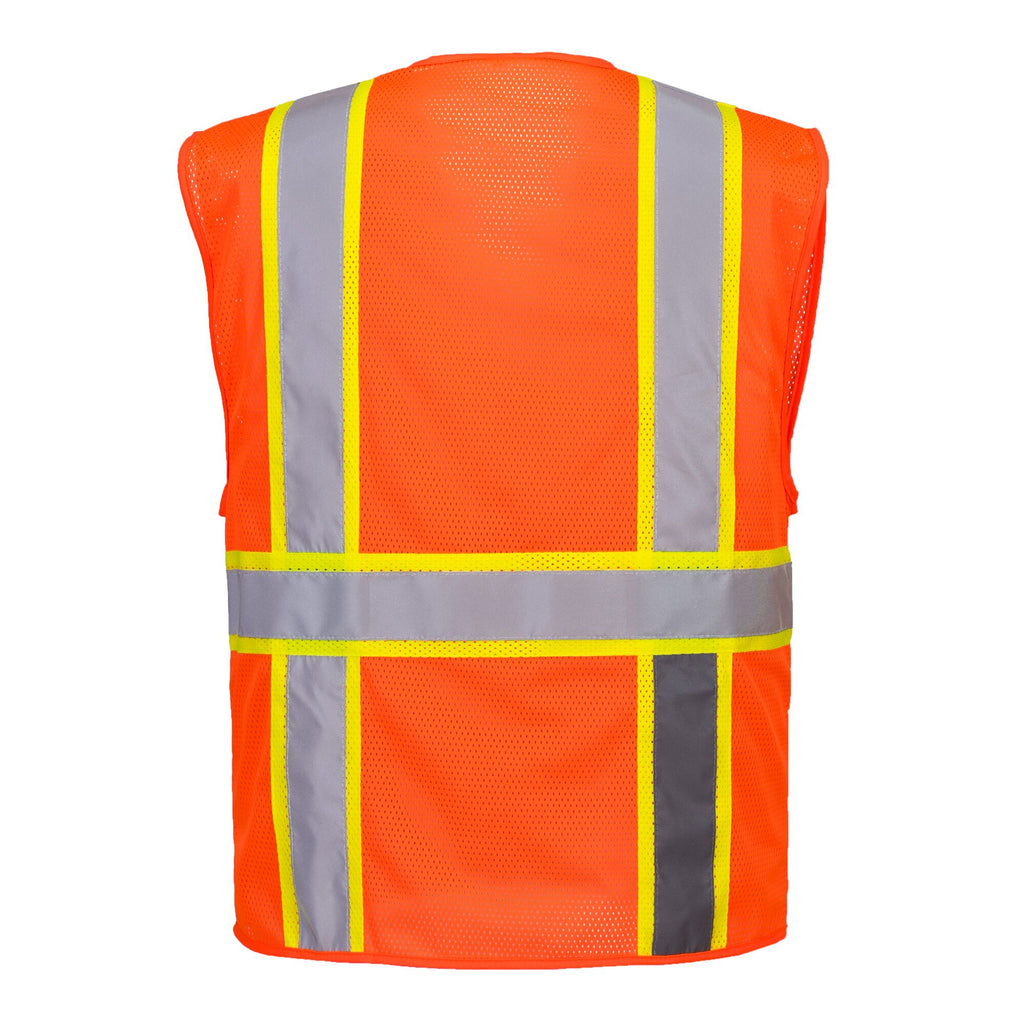 Portwest US374 - Orange or Yellow Orlando Hi-Vis Mesh Executive Vest