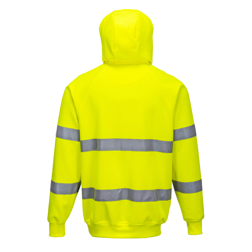 Portwest B304 Yellow Hi-Vis Hoodie