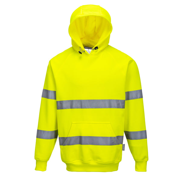 Portwest B304 Yellow Hi-Vis Hoodie