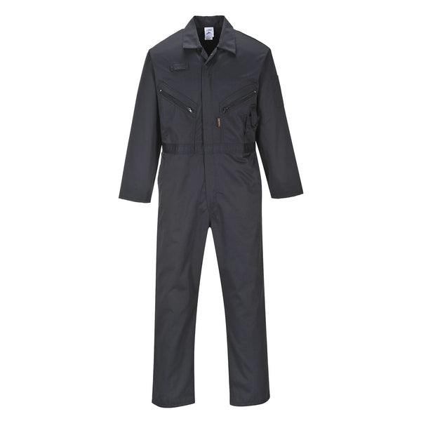 Portwest C813 Black Liverpool Zipper Coverall