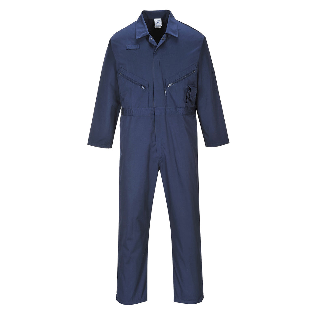 Portwest C813 Navy Blue Liverpool Zipper Coverall