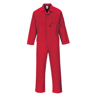 Portwest C813 Red Liverpool Zipper Coverall