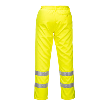 Portwest E041 Yellow Hi-Vis Polycotton Pants
