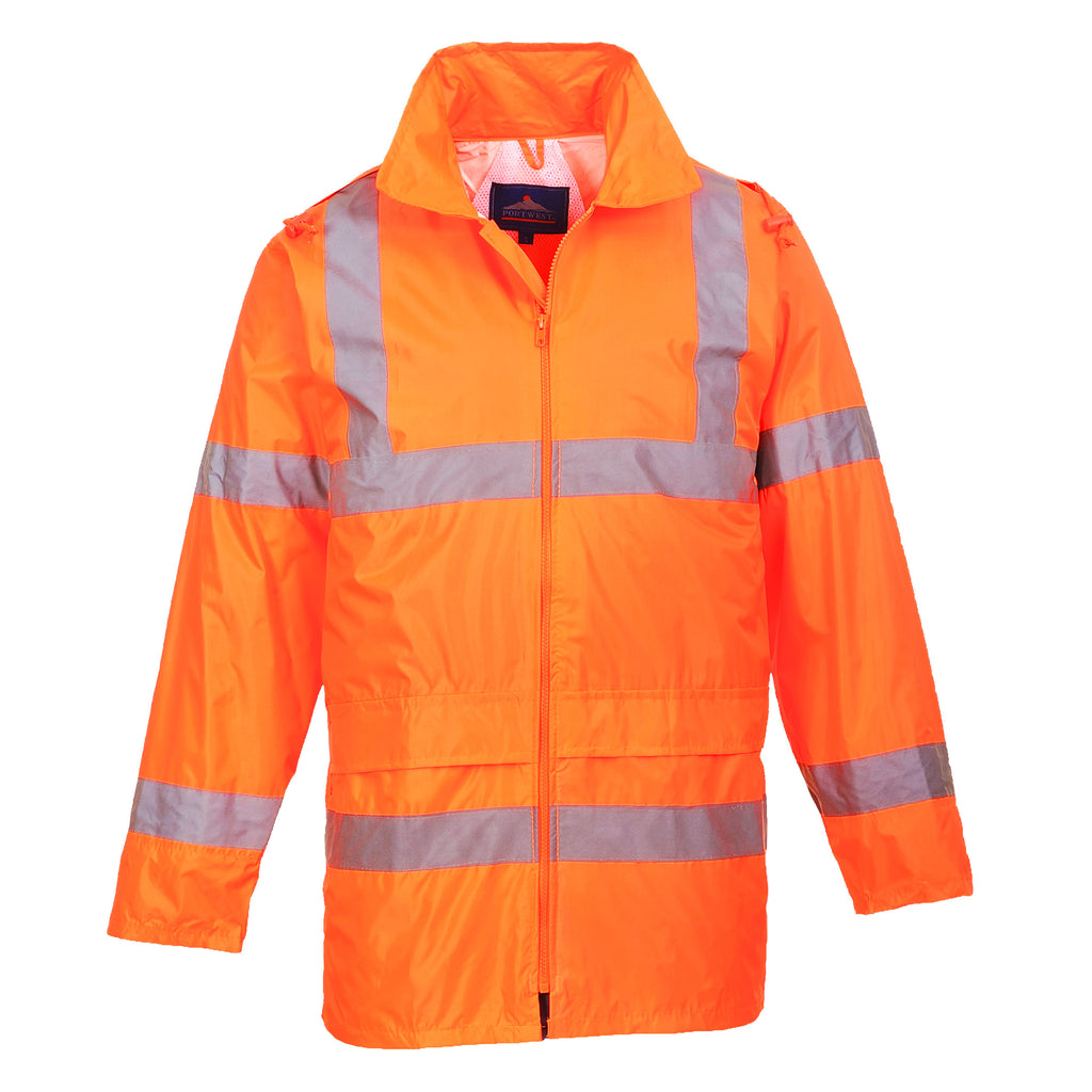 Portwest UH440 Orange Hi-Vis Rain Traffic Jacket