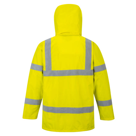 Portwest US160 Yellow Hi-Vis Rain Lite Traffic Jacket