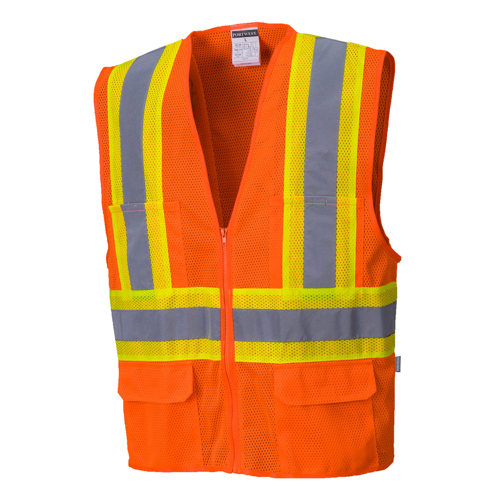 Portwest US371 Tulsa Hi-Vis Mesh Executive Vest