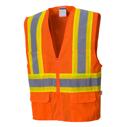 Portwest US371 Tulsa Hi-Vis Mesh Executive Vest
