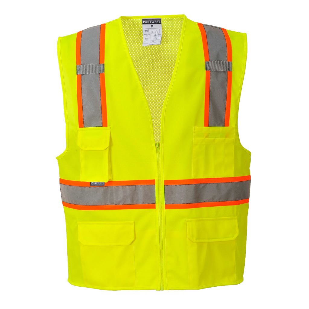 Portwest US372 Jackson Hi-Vis Contrast Executive Vest