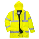 Portwest US460 Yellow Hi-Vis Winter Traffic Jacket