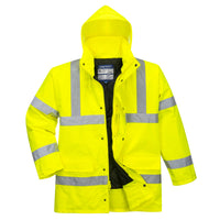 Portwest US460 Yellow Hi-Vis Winter Traffic Jacket