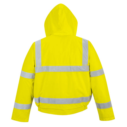 Portwest US463 Yellow Hi-Vis Winter Bomber Jacket