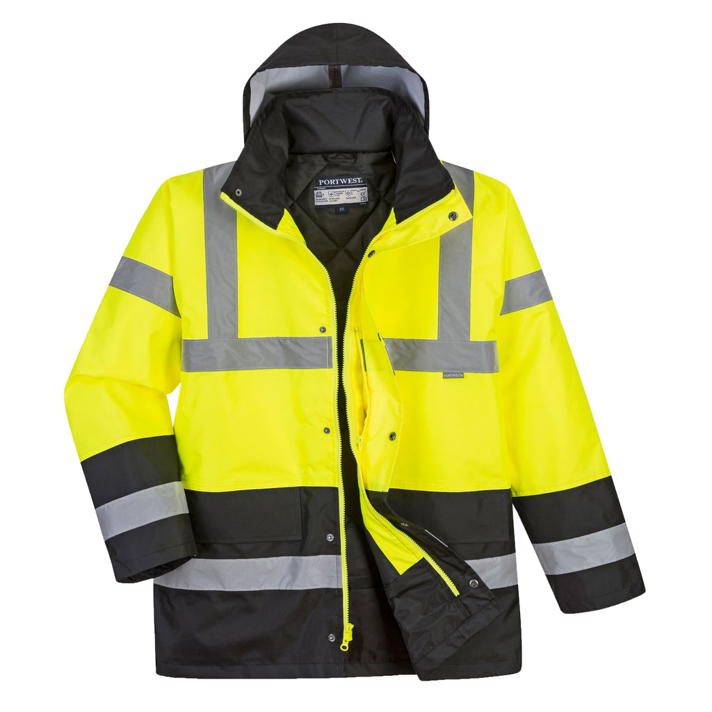 Portwest US466 Hi-Vis Contrast Winter Traffic Jacket