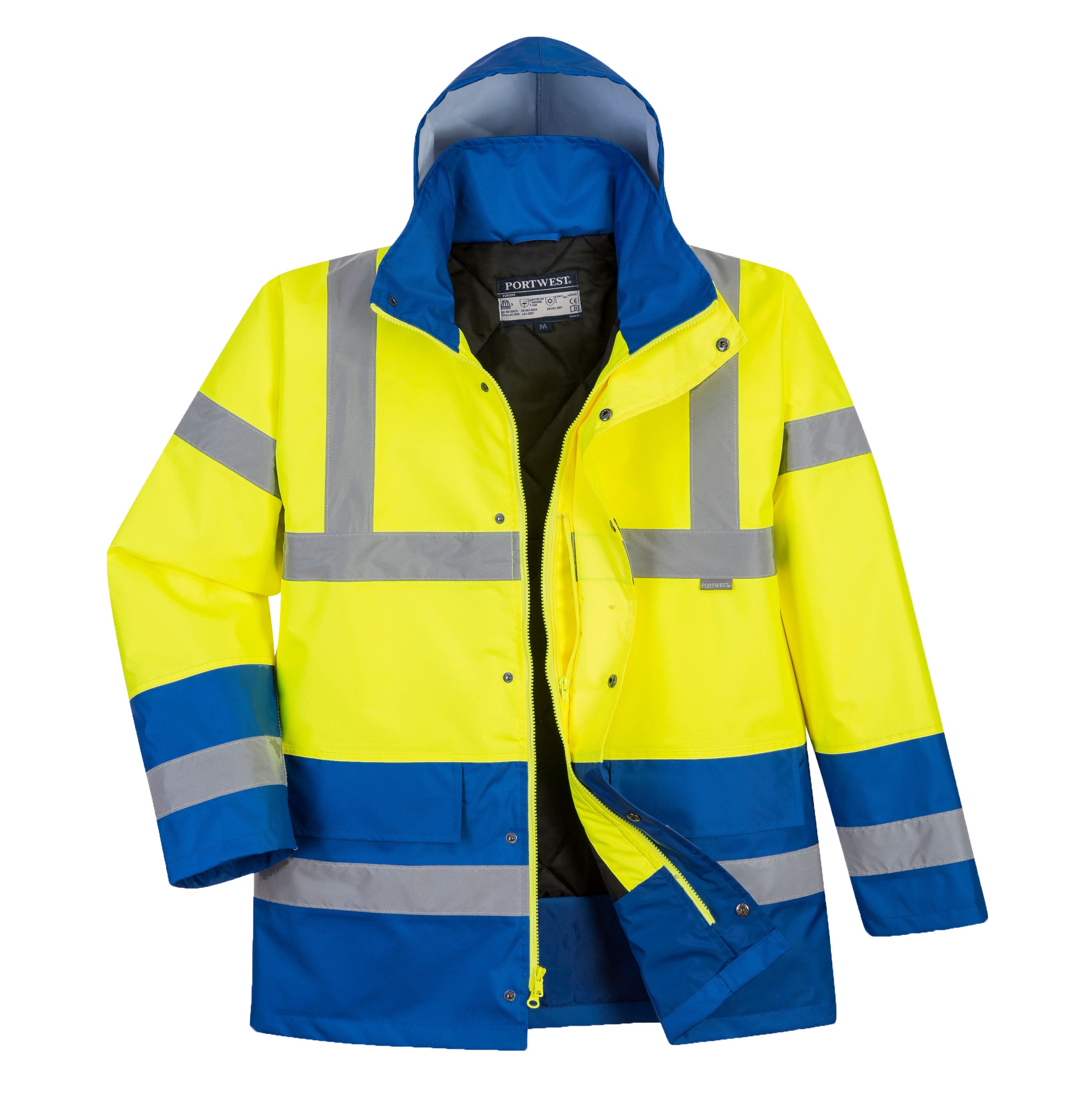 Portwest US466 Hi-Vis Contrast Winter Traffic Jacket | Start Safety US