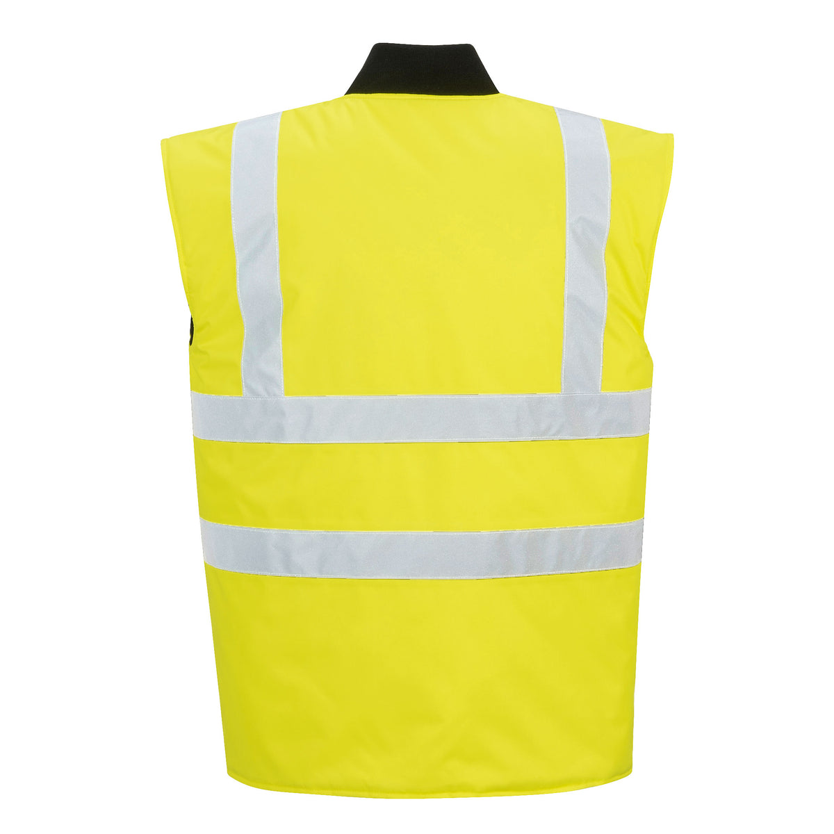 Portwest US469 Yellow Hi-Vis Reversible Bodywarmer Vest