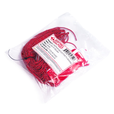 Sentinel Goalpost - Premium Flagging in Red & White (82 feet)