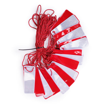 Sentinel Goalpost - Premium Flagging in Red & White (82 feet)