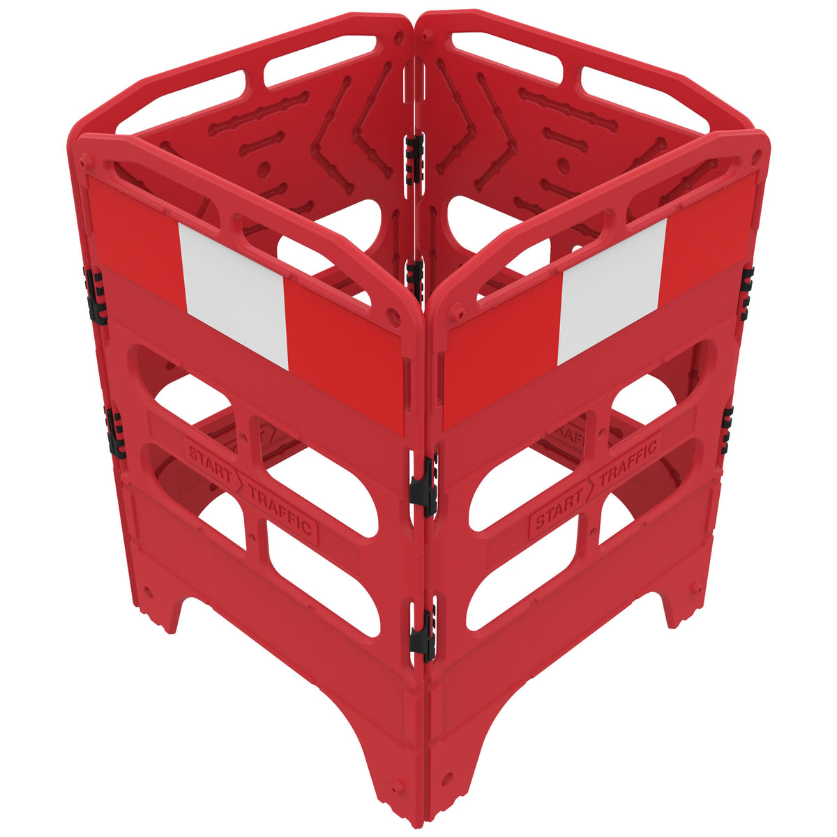 Manhole Guard - Heavy Duty Folding Utility Gate - Barricade Rail System