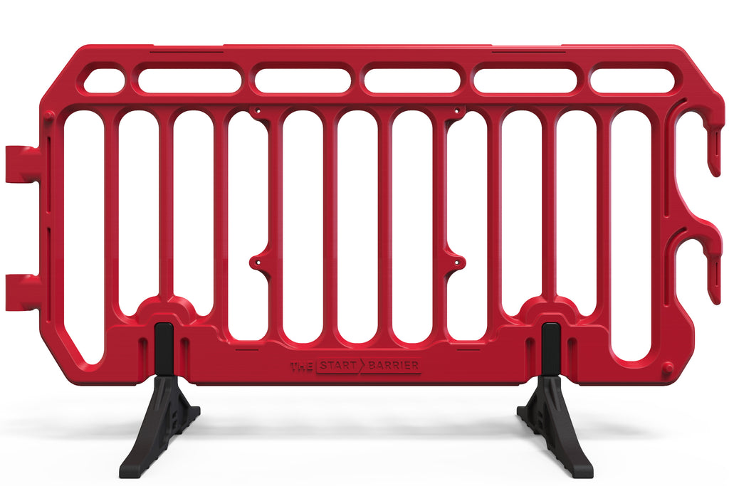 Plastic Crowd Control Barrier 6.5ft  - The Start Barricade