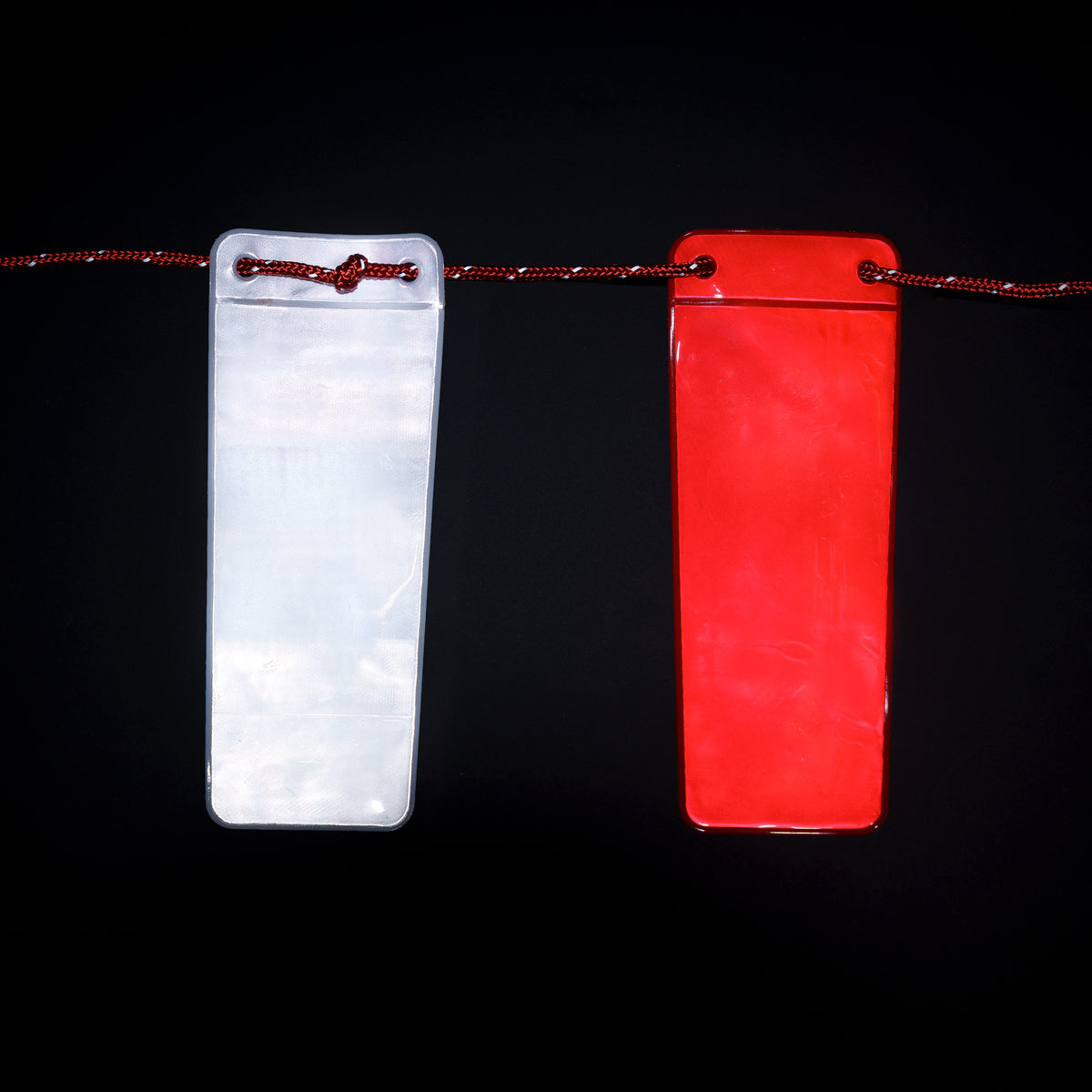 Sentinel Goalpost - Premium Flagging in Red & White (82 feet)
