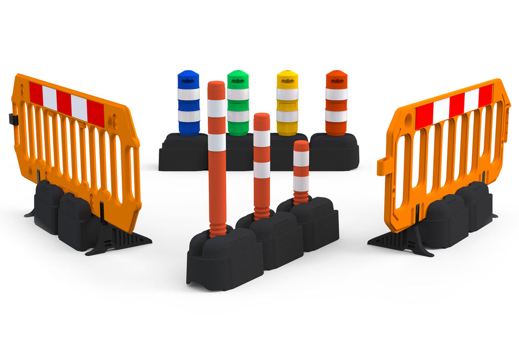 Low Profile Barricade & Delineator Base - The Road Rock