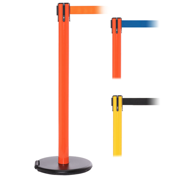 RollerSafety 250 11' or 13' x 2" Belt Barrier System - Red Post
