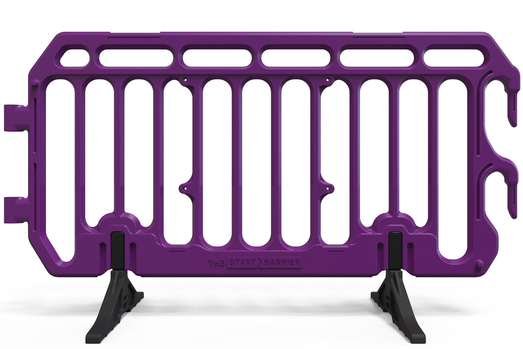 Plastic Crowd Control Barrier 6.5ft  - The Start Barricade