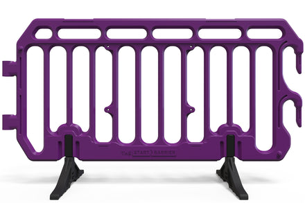 Plastic Crowd Control Barrier 6.5ft  - The Start Barricade