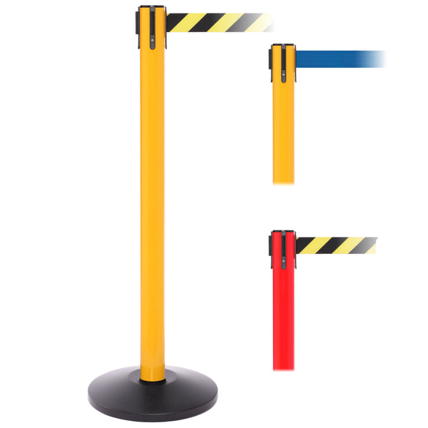 SafetyPro 250 11' or 13' x 2" Belt Barrier System - Red Post