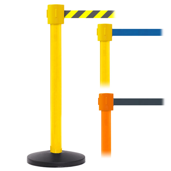 SafetyPro 335 20'-35' x 2" Belt Barrier System - Red Post