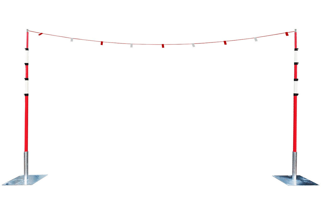 Sentinel Overhead Goalpost Kits - Warning Height Restriction