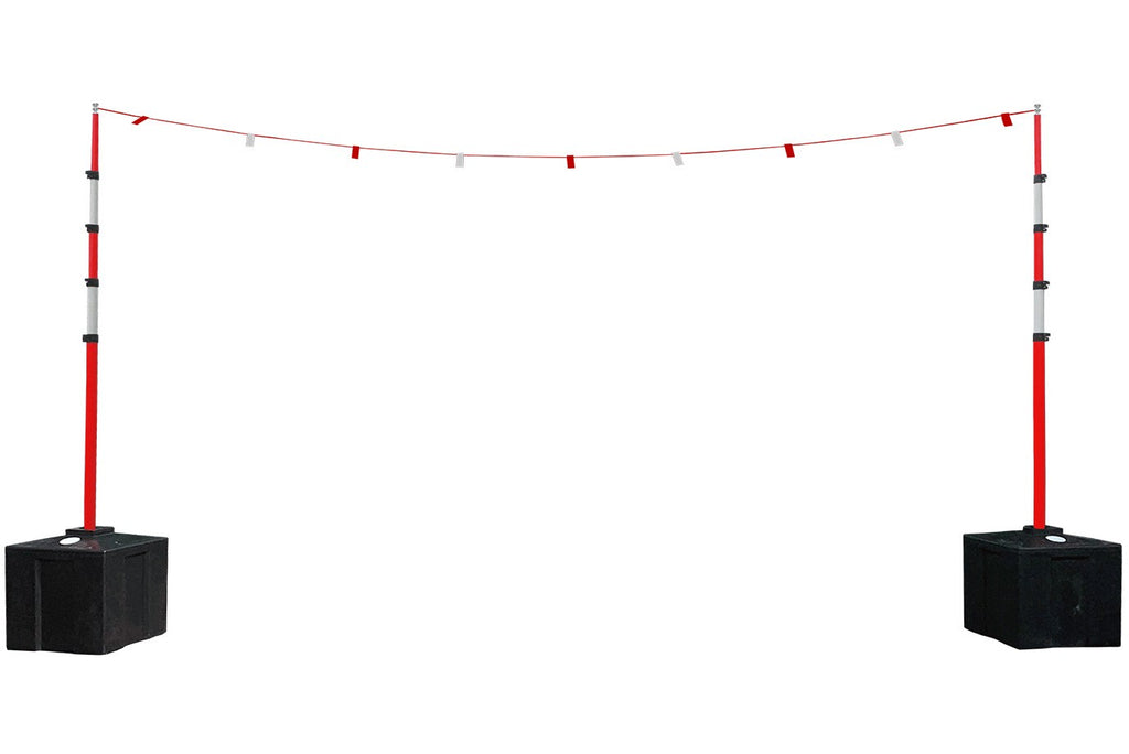 Sentinel Overhead Goalpost Kits - Warning Height Restriction