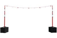 Sentinel Overhead Goalpost Kits - Warning Height Restriction