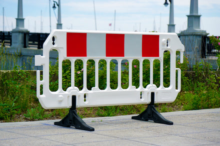 Reflective Construction Barricade - ExtraVision