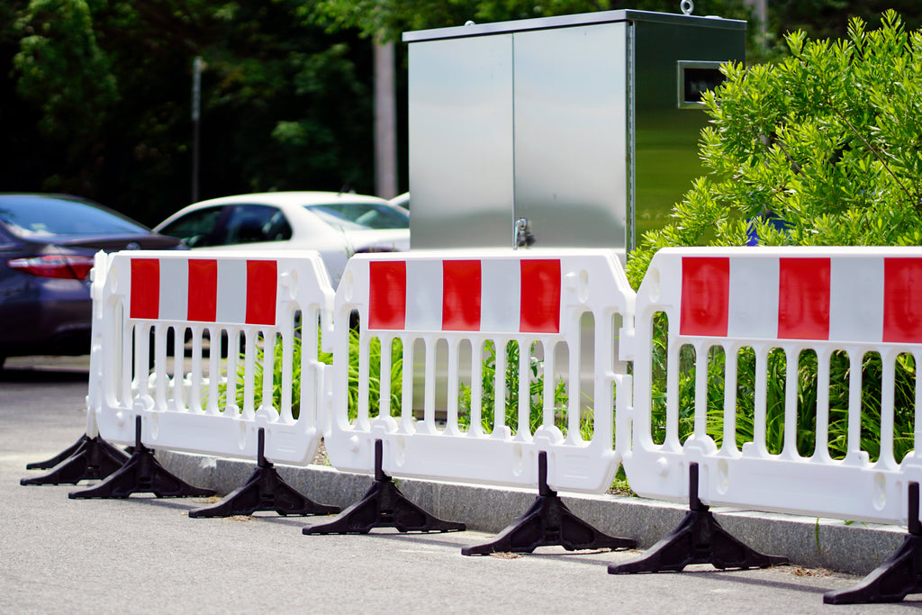 Reflective Construction Barricade - ExtraVision