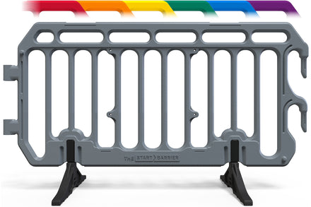 Plastic Crowd Control Barrier 6.5ft  - The Start Barricade