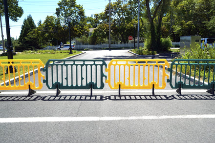 Plastic Crowd Control Barrier 6.5ft  - The Start Barricade