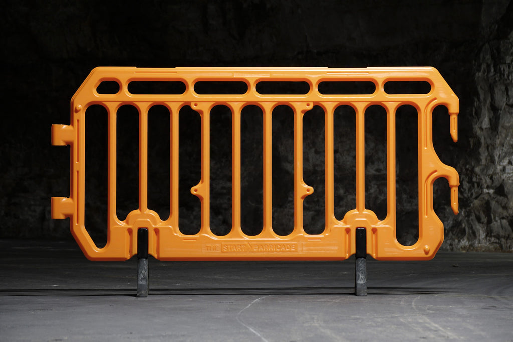 Plastic Crowd Control Barrier 6.5ft  - The Start Barricade
