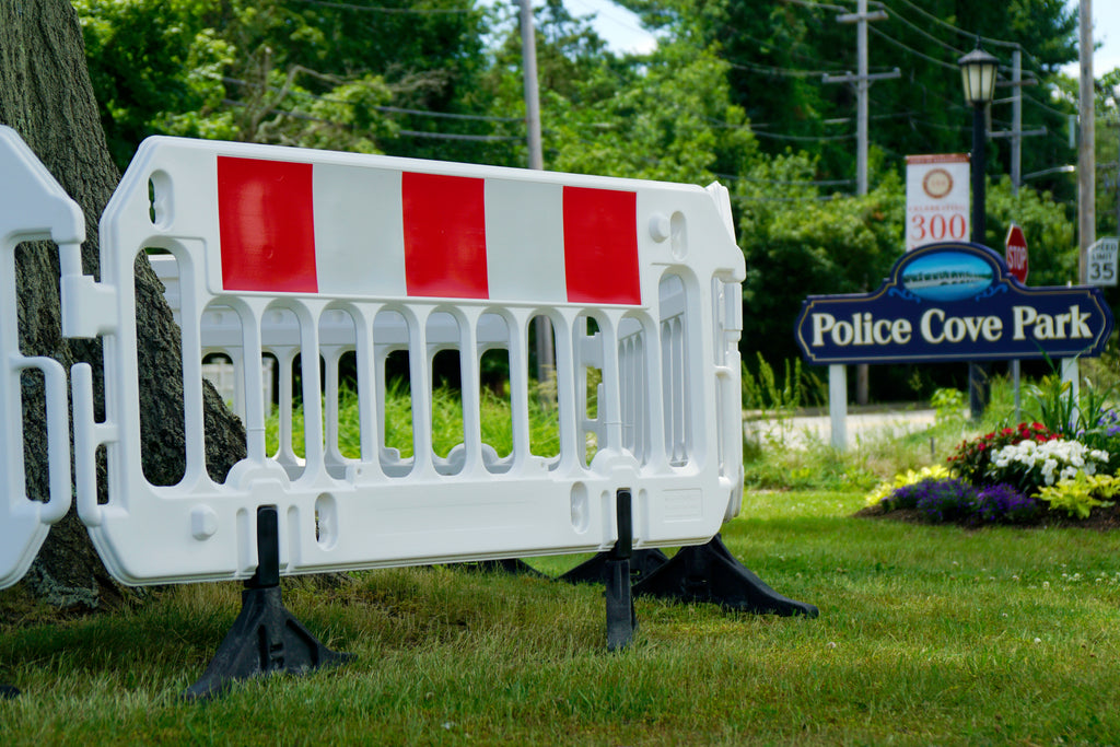 Reflective Construction Barricade - ExtraVision