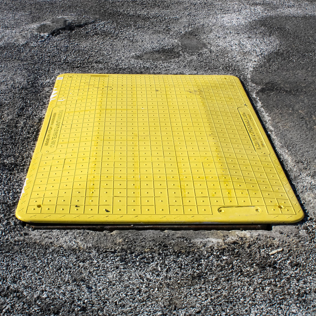 Pedestrian Trench Cover Sidewalk Road Plate 16/12 - Fiberglass