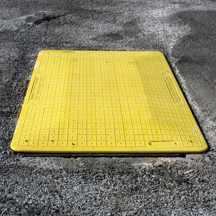 Pedestrian Trench Cover Sidewalk Road Plate 16/12 - Fiberglass