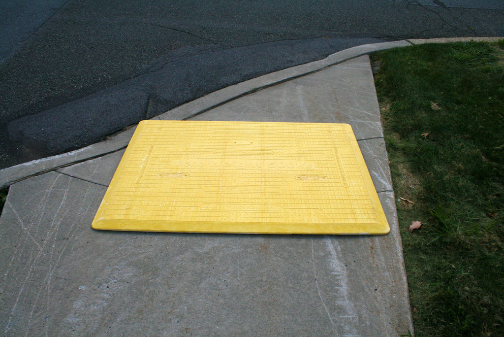 Pedestrian Trench Cover Sidewalk Road Plate 16/12 - Fiberglass