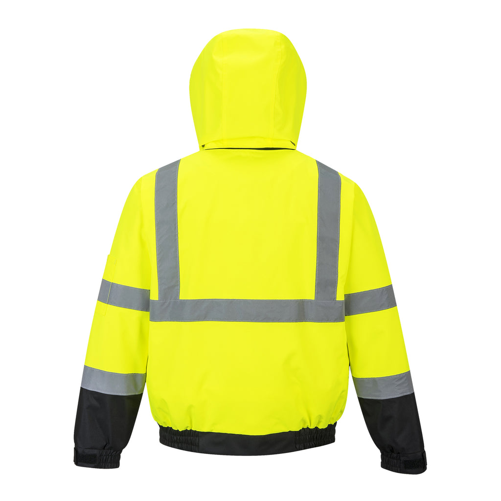 High Visibility Bomber Jacket With Fleece Liner 2-in-1 Class 3