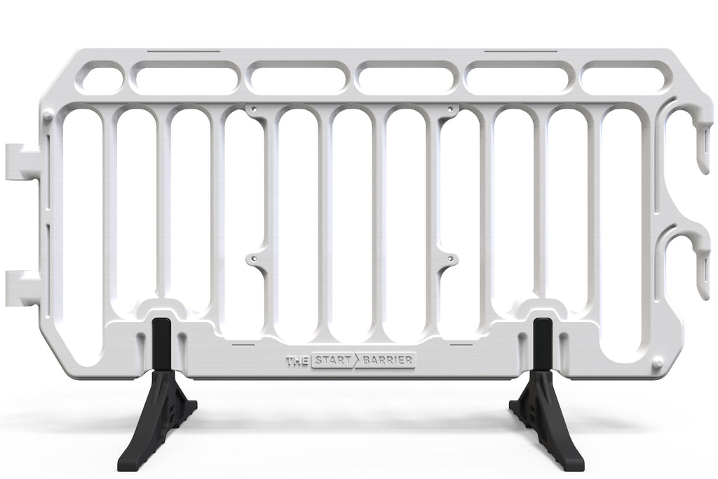 Plastic Crowd Control Barrier 6.5ft  - The Start Barricade