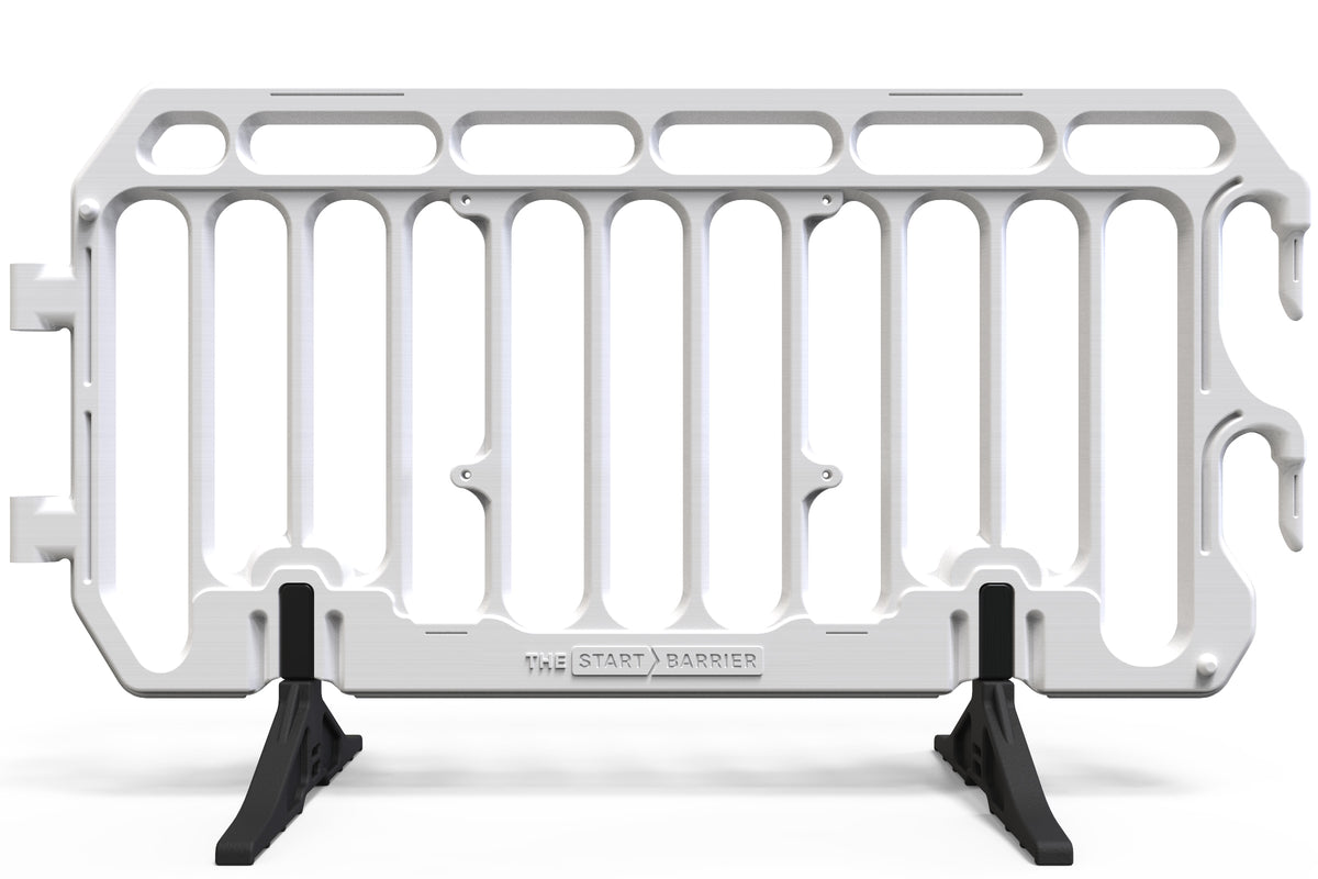 Plastic Crowd Control Barrier 6.5ft  - The Start Barricade