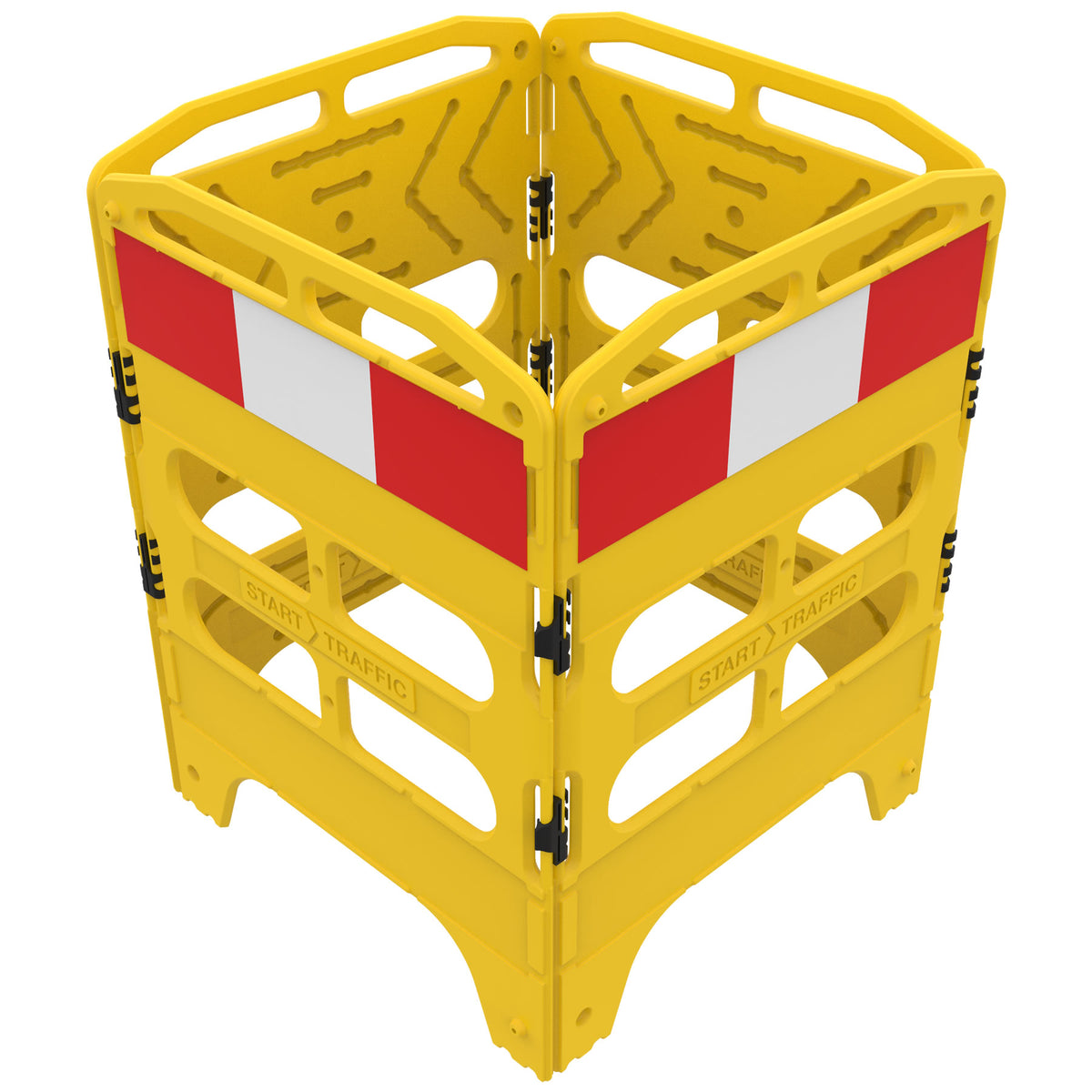 Manhole Guard - Heavy Duty Folding Utility Gate - Barricade Rail System